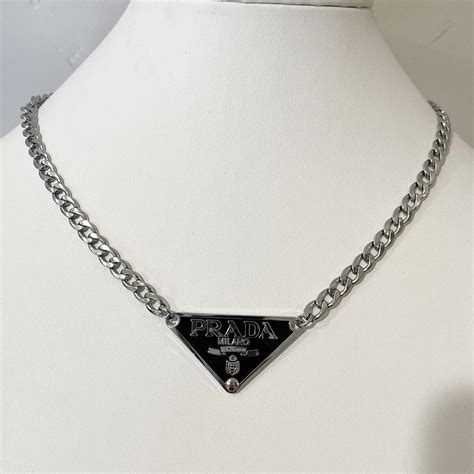 prada chain necklace